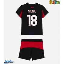 AC Milan Christopher Nkunku #18 Hjemmedraktsett Barn 2025-26 Kortermet (+ Korte bukser)